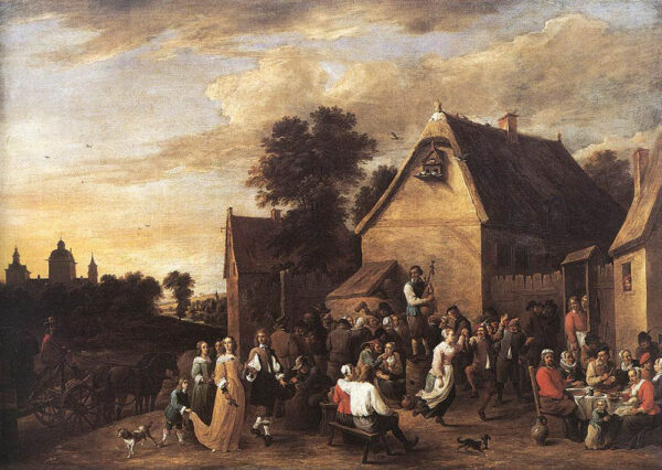 Kermess - David The Younger Teniers. 

Translation: Kermess - David The Younger Teniers