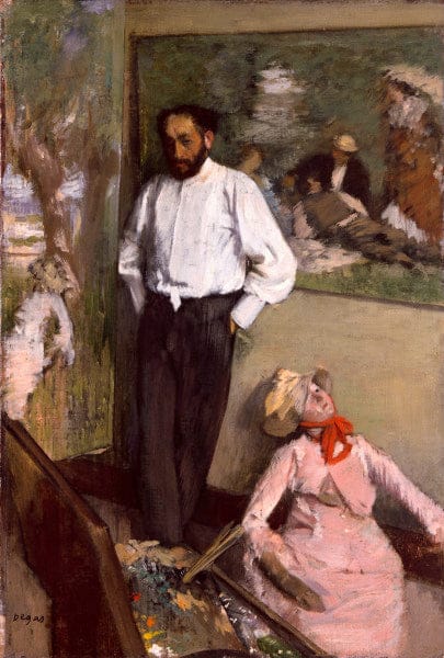 Artist in the Studio - Edgar Degas