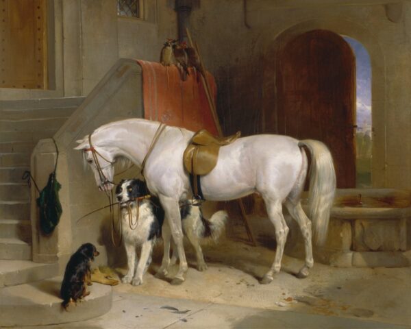 Favorites, the property of H.R.H. Prince George of Cambridge - Edwin Landseer