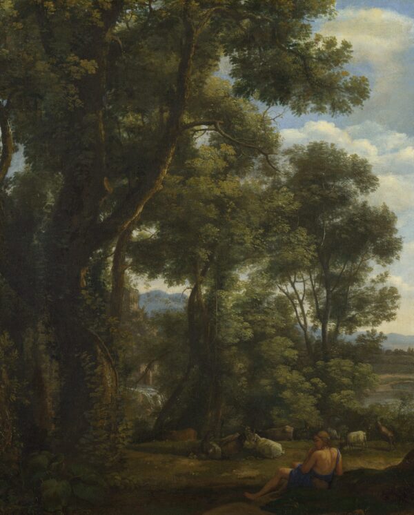 Paisaje con pastor de cabras - Claude Lorrain