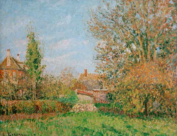 Autumn in Éragny - Camille Pissarro