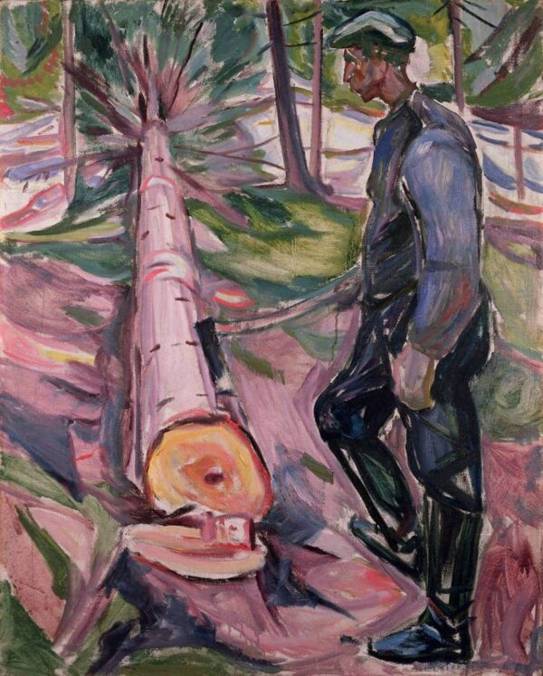 The Woodcutter - Edvard Munch