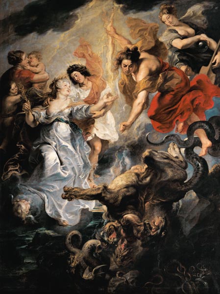 Medici Cycle: The Queen's Reconciliation with Their Son - Peter Paul Rubens