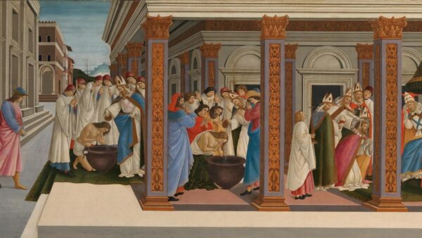 The Youth and the First Miracle of Saint Zenobius - Sandro Botticelli