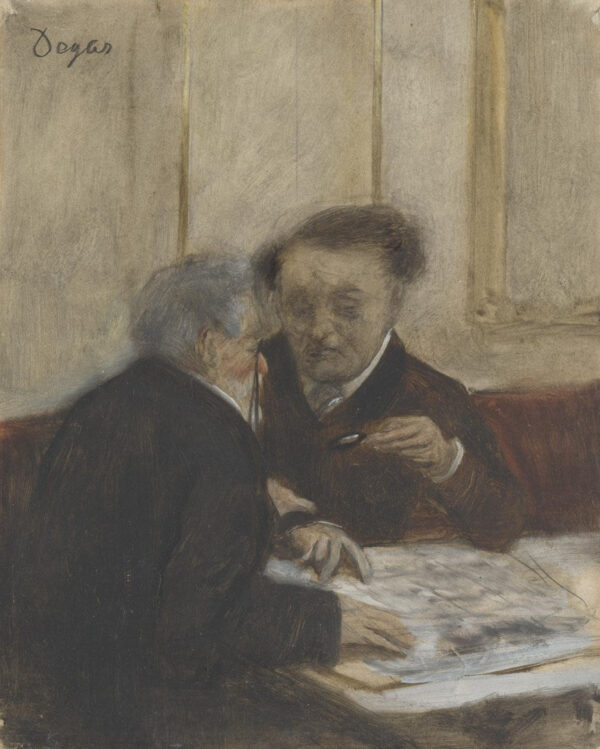 At the Café Châteaudun - Edgar Degas