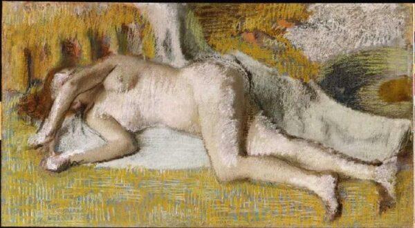 After the Bath - Edgar Degas