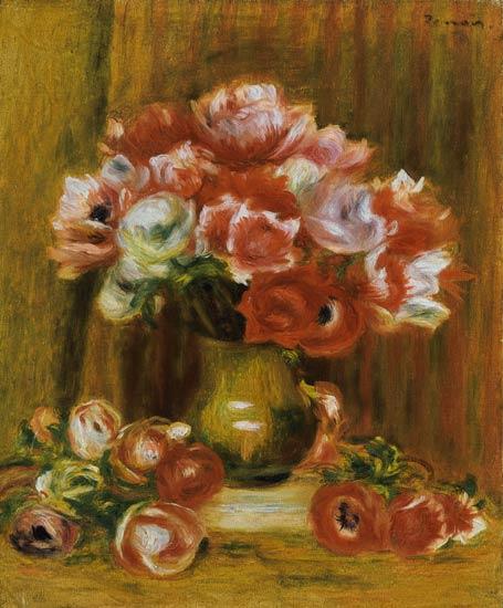 The Anemones - Pierre-Auguste Renoir