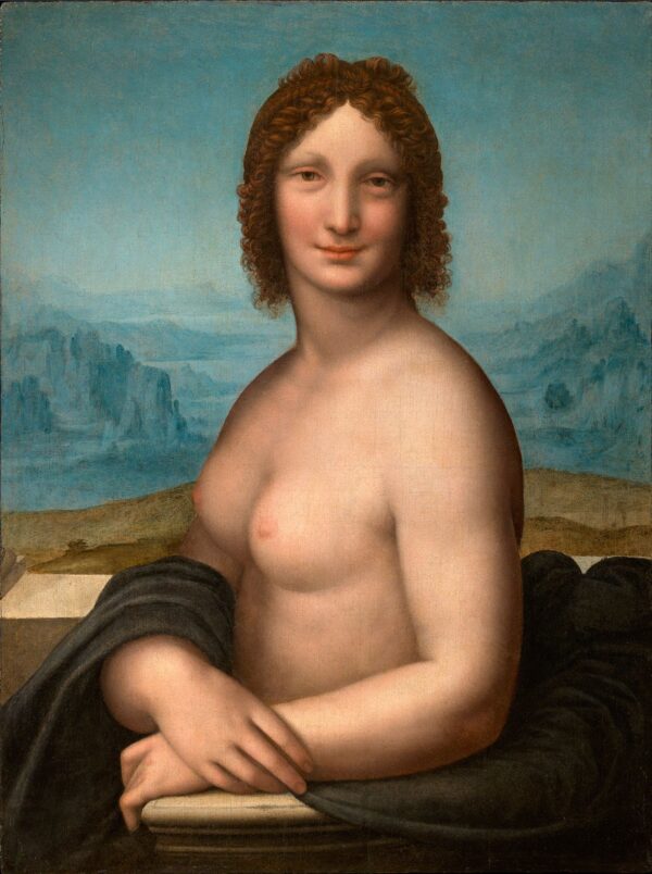 The Nude Mona Lisa - Leonardo da Vinci