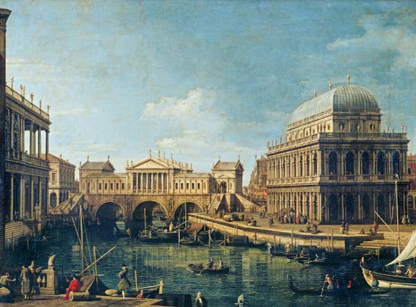 Capriccio: a Palladian design for the Rialto Bridge - Giovanni Antonio Canal