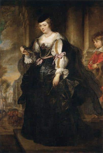 Hélène Fourment in a Carriage - Peter Paul Rubens