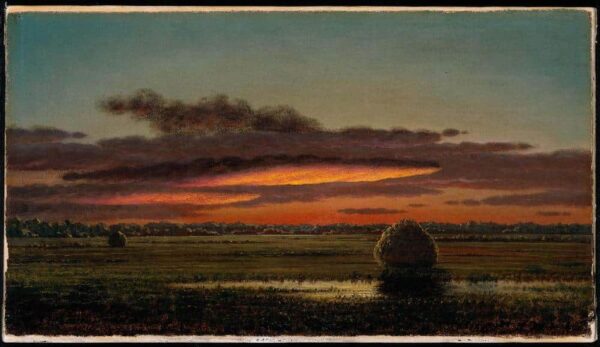 Sunset over the Marshes - Martin Johnson Heade