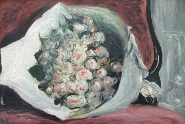 Bouquet in a Theater Box - Pierre-Auguste Renoir