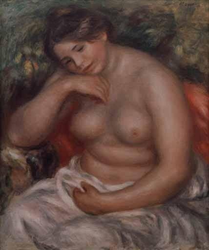 Sleeping Girl 1909 - Pierre-Auguste Renoir