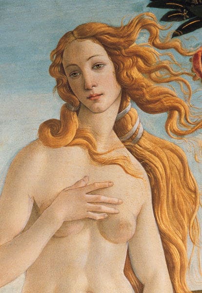 The Birth of Venus (detail) - Sandro Botticelli