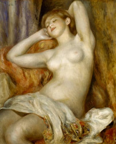 The Sleeping Bather (The Sleeper) - Pierre-Auguste Renoir