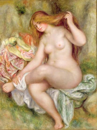 Seated Bather, 1903 - Pierre-Auguste Renoir