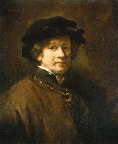 Self-portrait - Rembrandt van Rijn