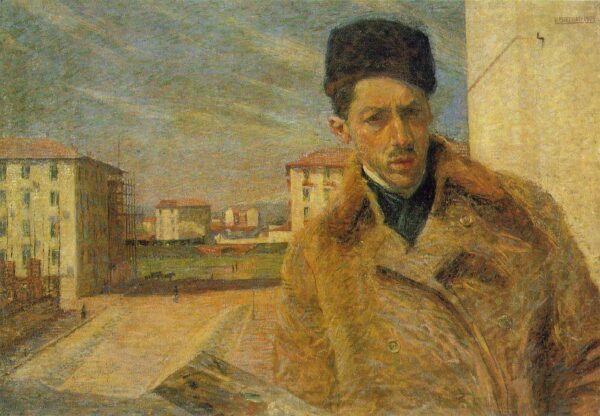 Self-portrait of Umberto Boccioni