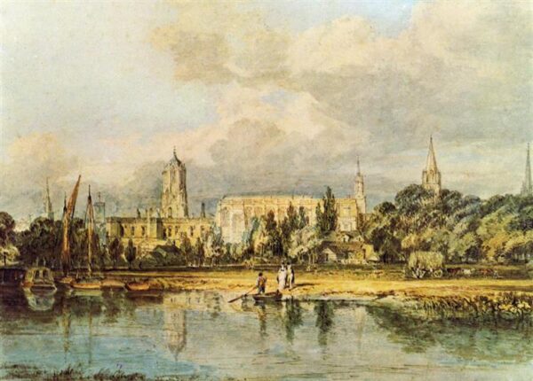 Christian Church Seen from the Meadows - William Turner