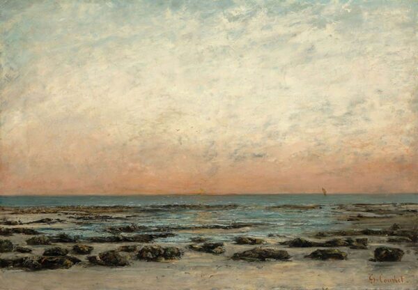 Sunset, Trouville - Gustave Courbet