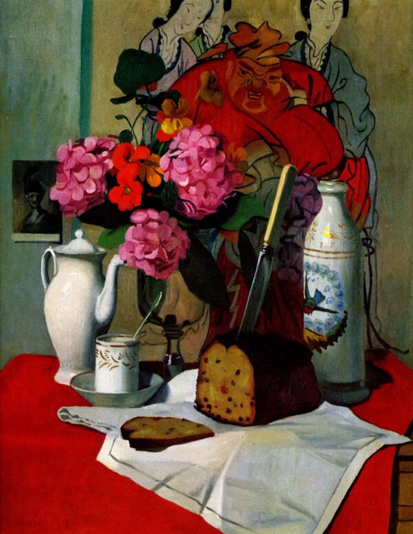 Still Life in Chinese Painting - Félix Edouard Vallotton