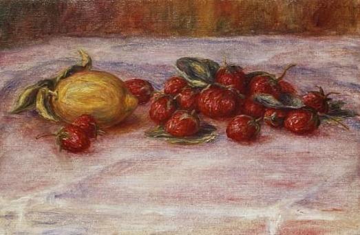 Strawberries and Lemons - Pierre-Auguste Renoir