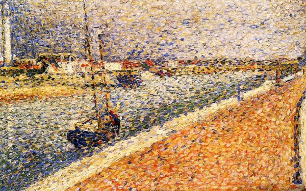 Study for "The Channel at Gravelines" - Georges Seurat