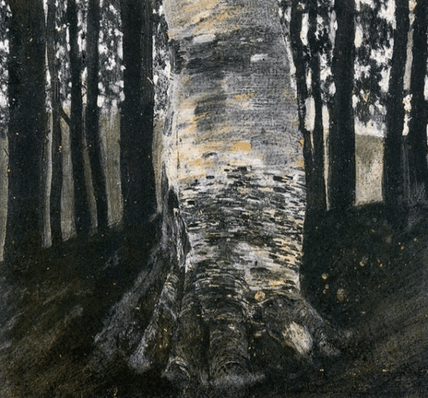 Birch in a Forest - Gustav Klimt