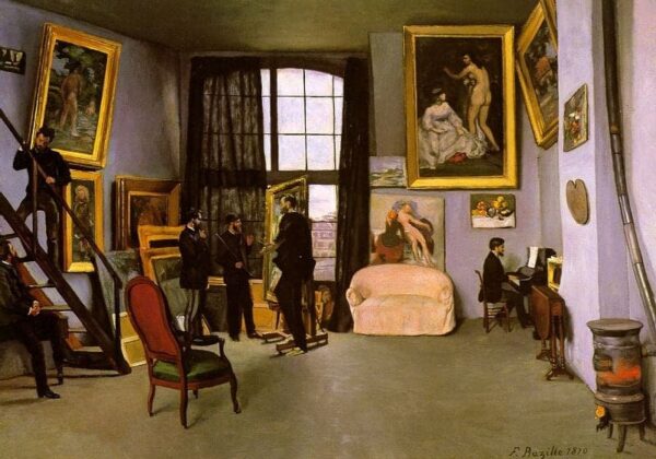 The Artist's Studio, Rue de la Condamine - Frédéric Bazille