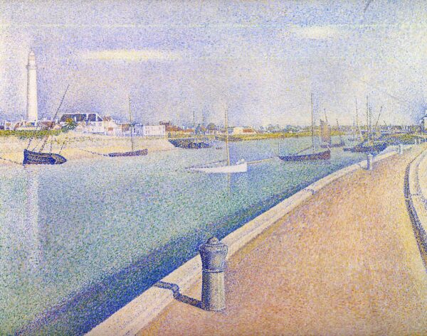 The Canal at Gravelines, Petit Fort Philippe - Georges Seurat