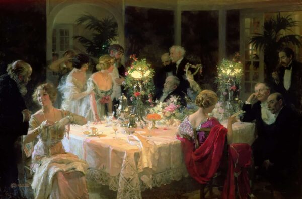 The end of dinner - Jules Grün