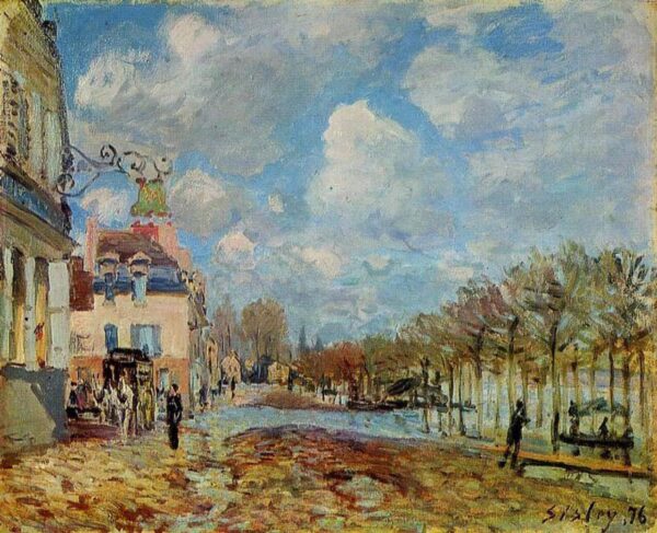 Flood at Port Marly - Alfred Sisley