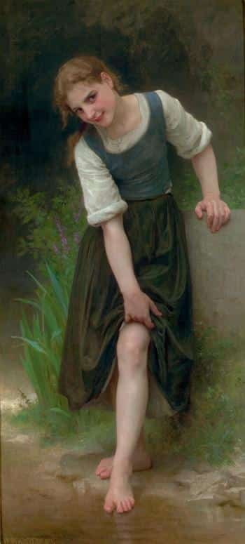 The Ford - William Bouguereau