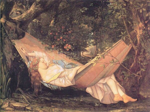 The Hammock - Gustave Courbet