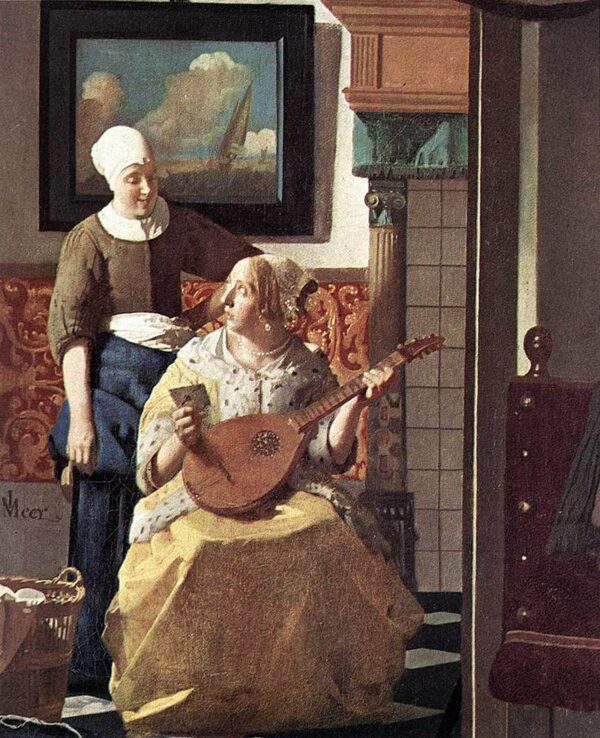 The Love Letter (Vermeer) - Johannes Vermeer