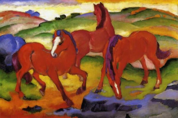 Red Horses - Franz Marc