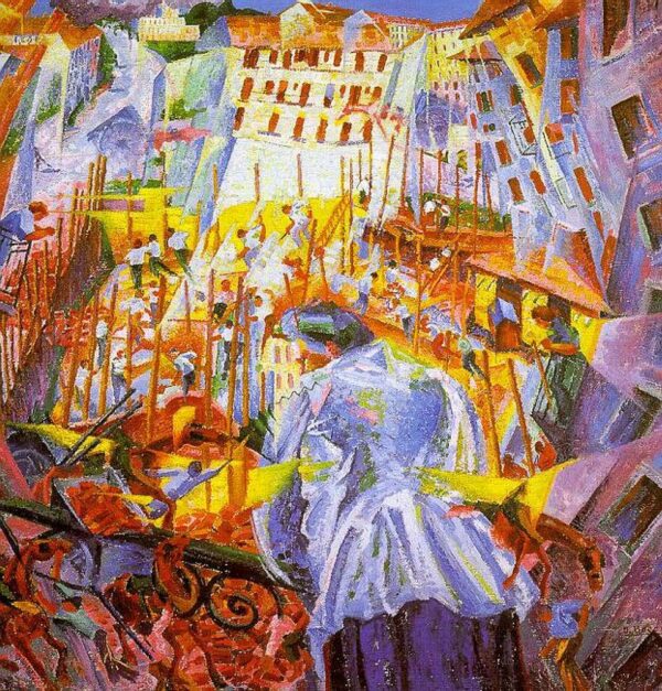 The Street Enters the House - Umberto Boccioni