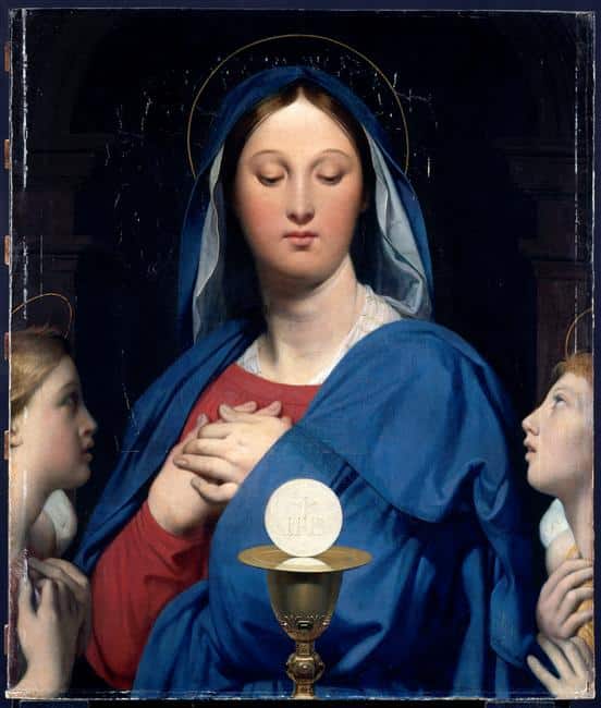 The Virgin of the Host - Jean-Auguste-Dominique Ingres