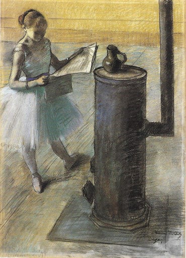 Dancer Reading - Edgar Degas