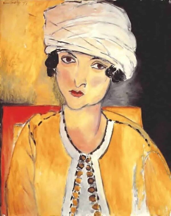 Laurette with Turban Yellow Jacket - Matisse