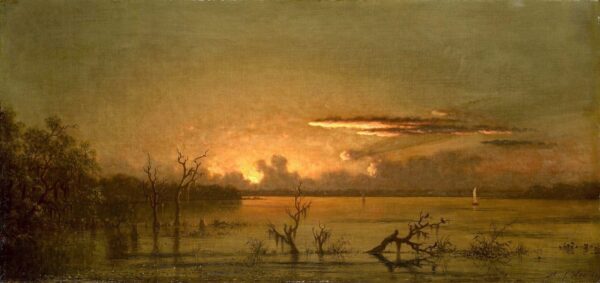 Twilight on the St. Johns River - Martin Johnson Heade