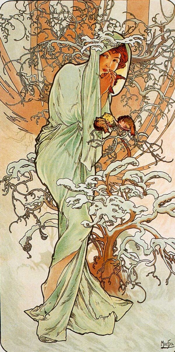 Winter - Mucha