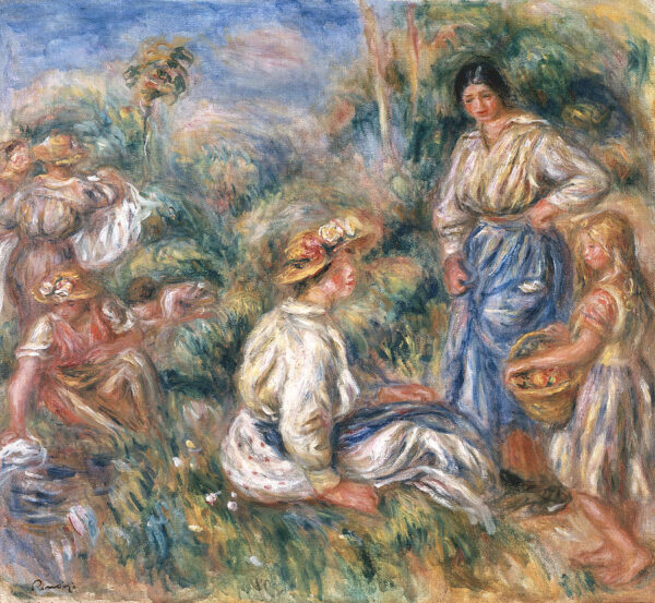 Woman in a Landscape - Pierre-Auguste Renoir