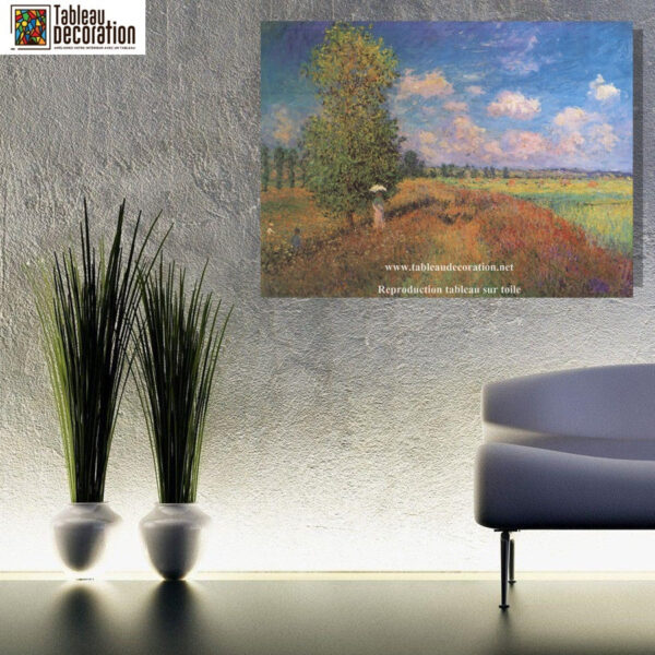 Summer - Field of Poppies - Monet Painting - Image 6