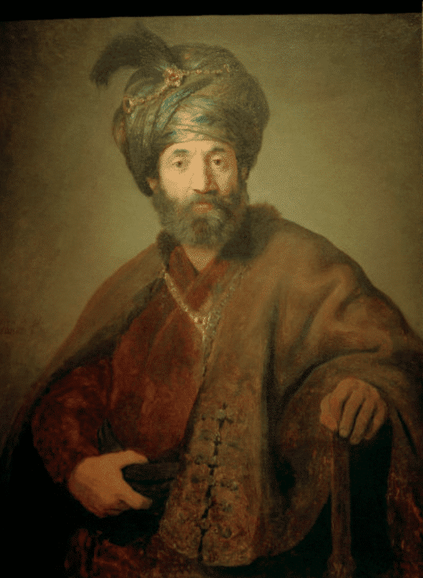 Man in Oriental Costume - Rembrandt van Rijn