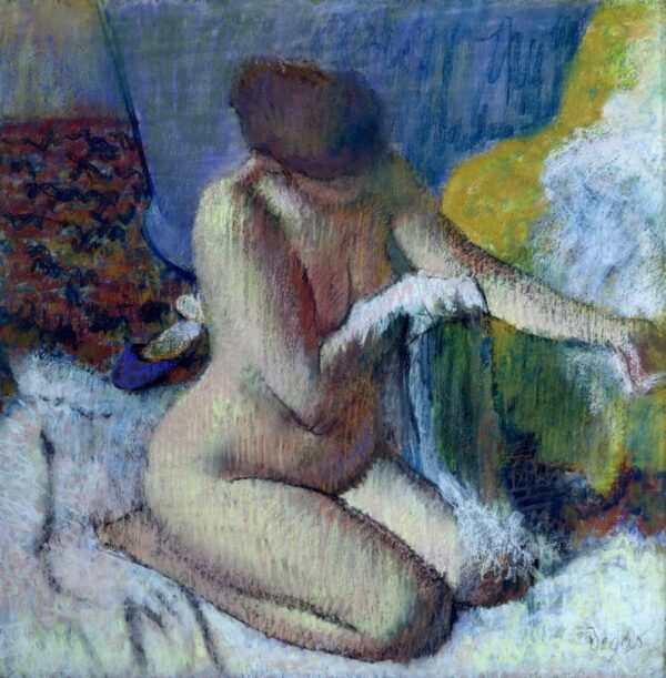 After the Bath - Edgar Degas