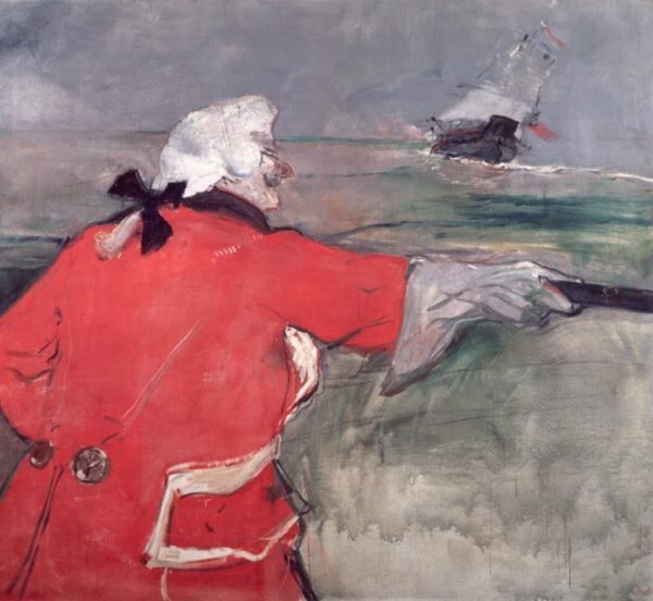 Admiral Viaud, or Paul Viaud in Admiral Costume - Toulouse Lautrec