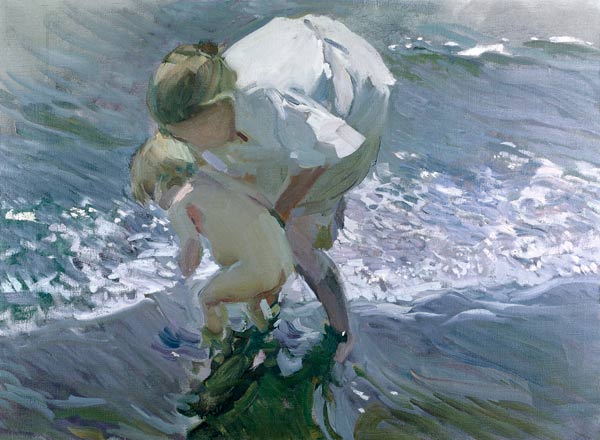 Swimming at the Beach - Sorolla