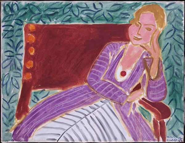 Young woman seated in a Persian dress - Matisse