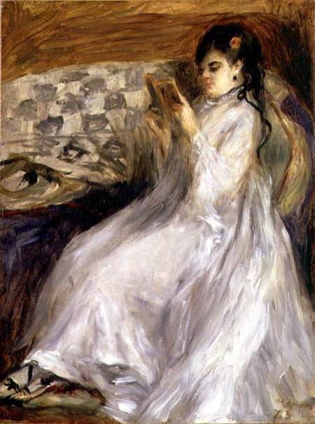 Young Woman Reading - Pierre-Auguste Renoir